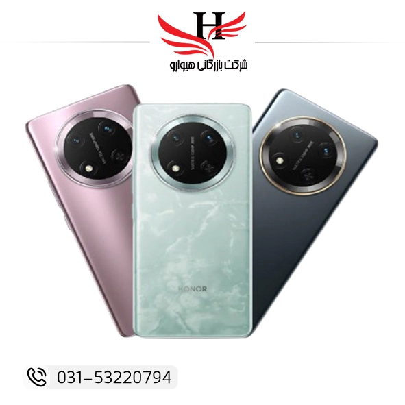 گوشی موبایل آنر HONOR X9C رم 12 حافظه 256 گیگابایت رنگ آبی مناسب خرید عمده موبایل از هیوارو